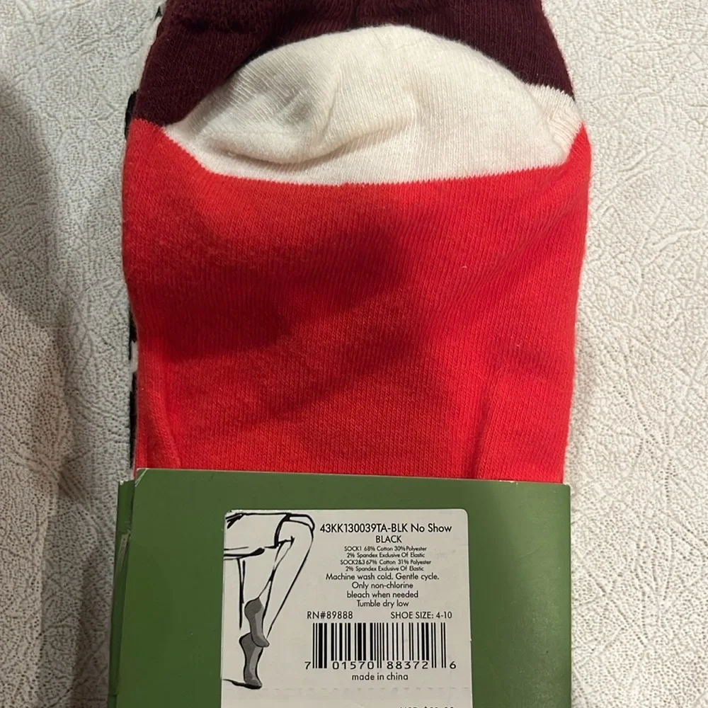 Kate Spade set of 3 no show socks